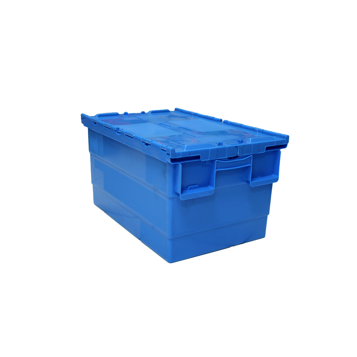 Caja apilable para transporte de 56 litros.