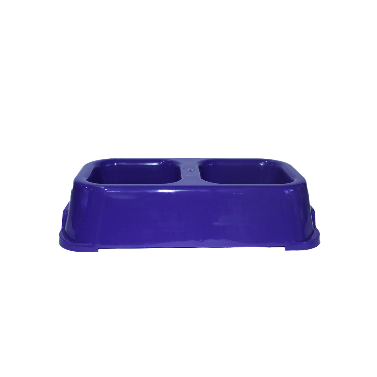 Plato para mascotas con 2 divisiones.