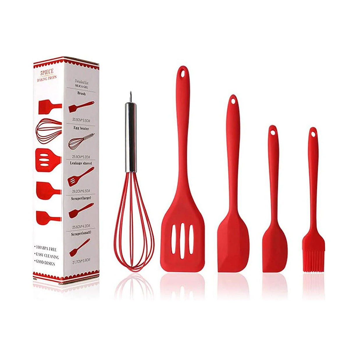 Set de Utensilios de Silicona
